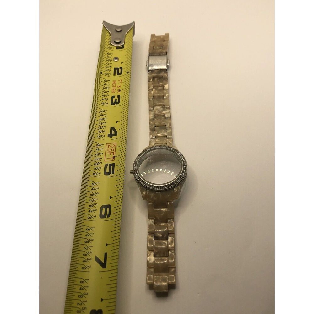Fossil Watch Parts 30mm Case W/Crystal 14mm Band W/Claps Plastic GY325